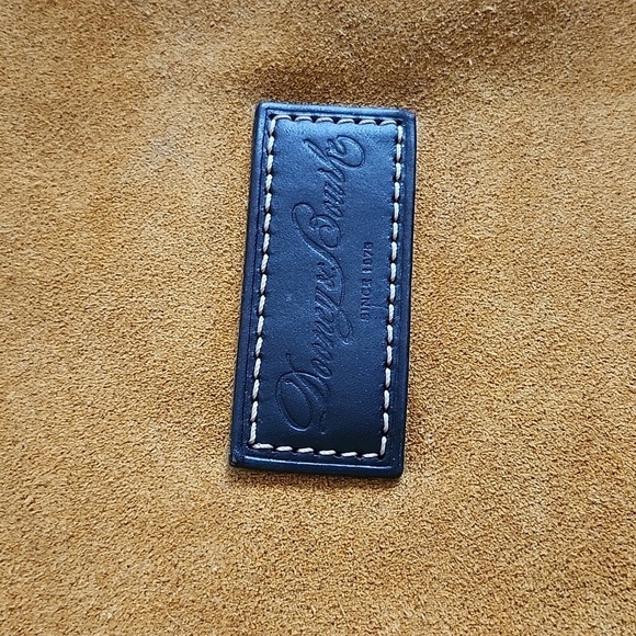 Dooney and Bourke Vintage Suede Leather Heavy Tote Bag - Picture 3 of 14